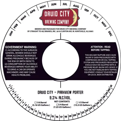 Parkview Porter label