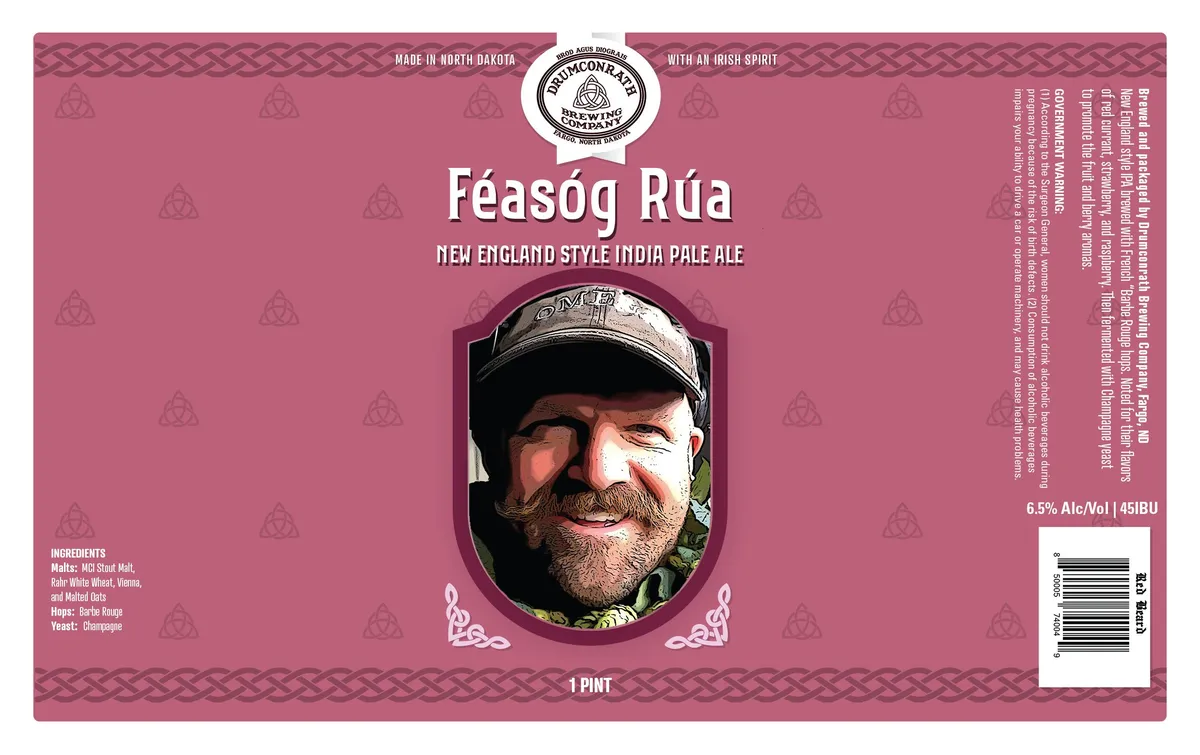 FéAsóG RúA New England Style India Pale Ale — full label as filed with TTB