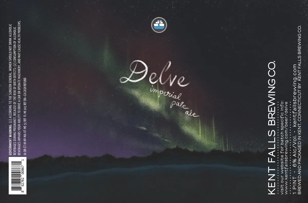 Delve Imperial Pale Ale — full label as filed with TTB