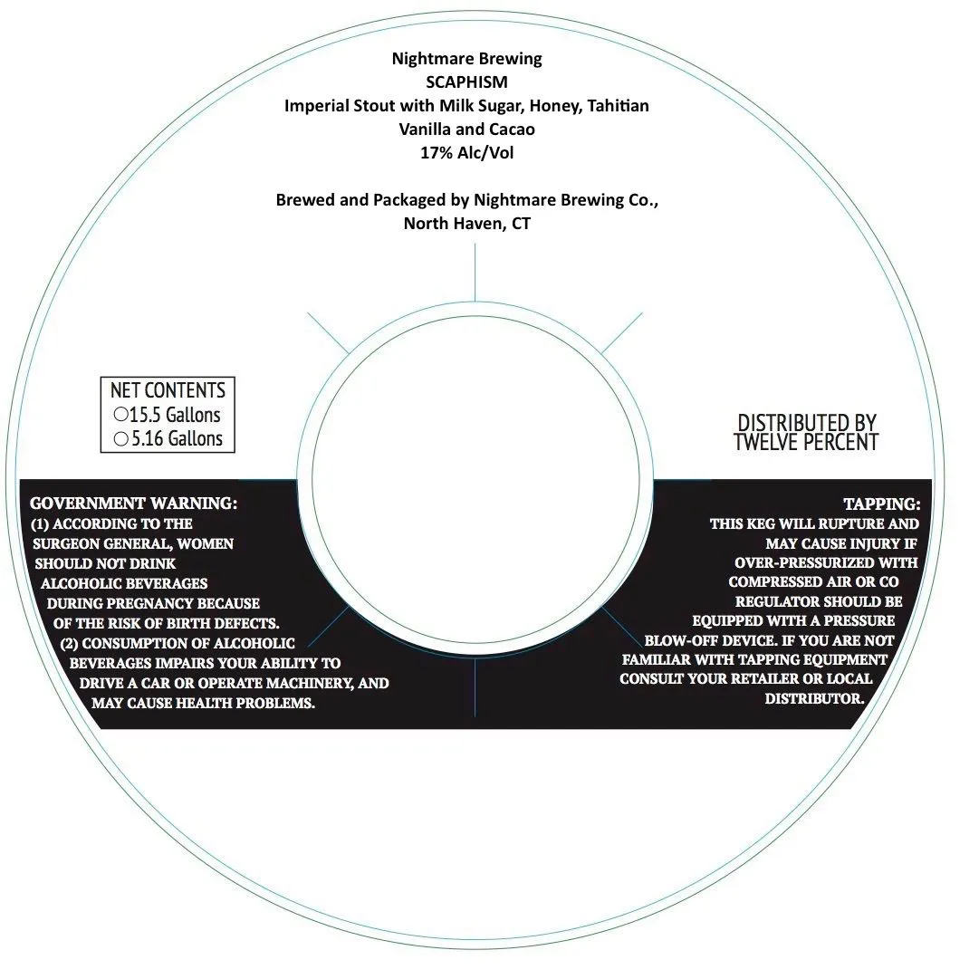 Scaphism — full label as filed with TTB