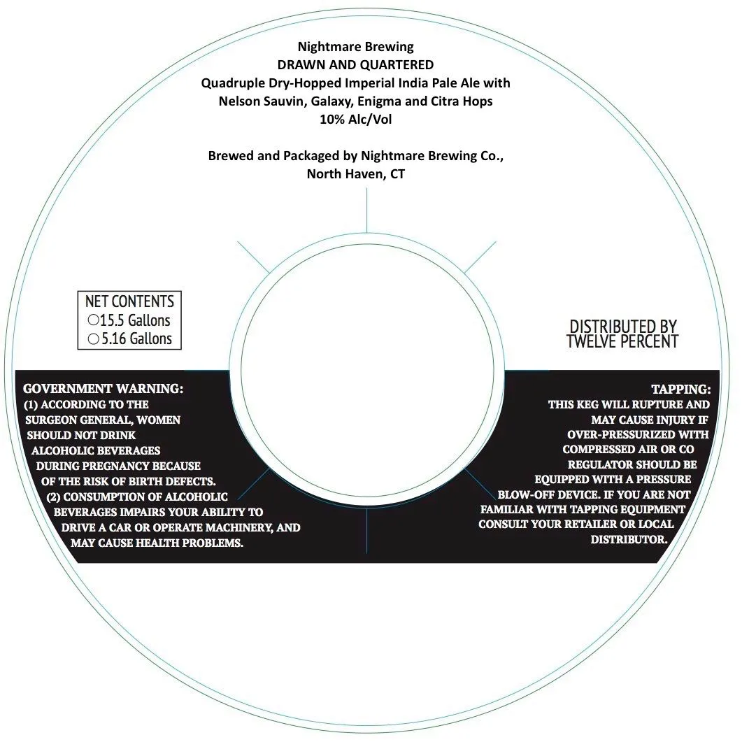 Drawn and Quartered — full label as filed with TTB