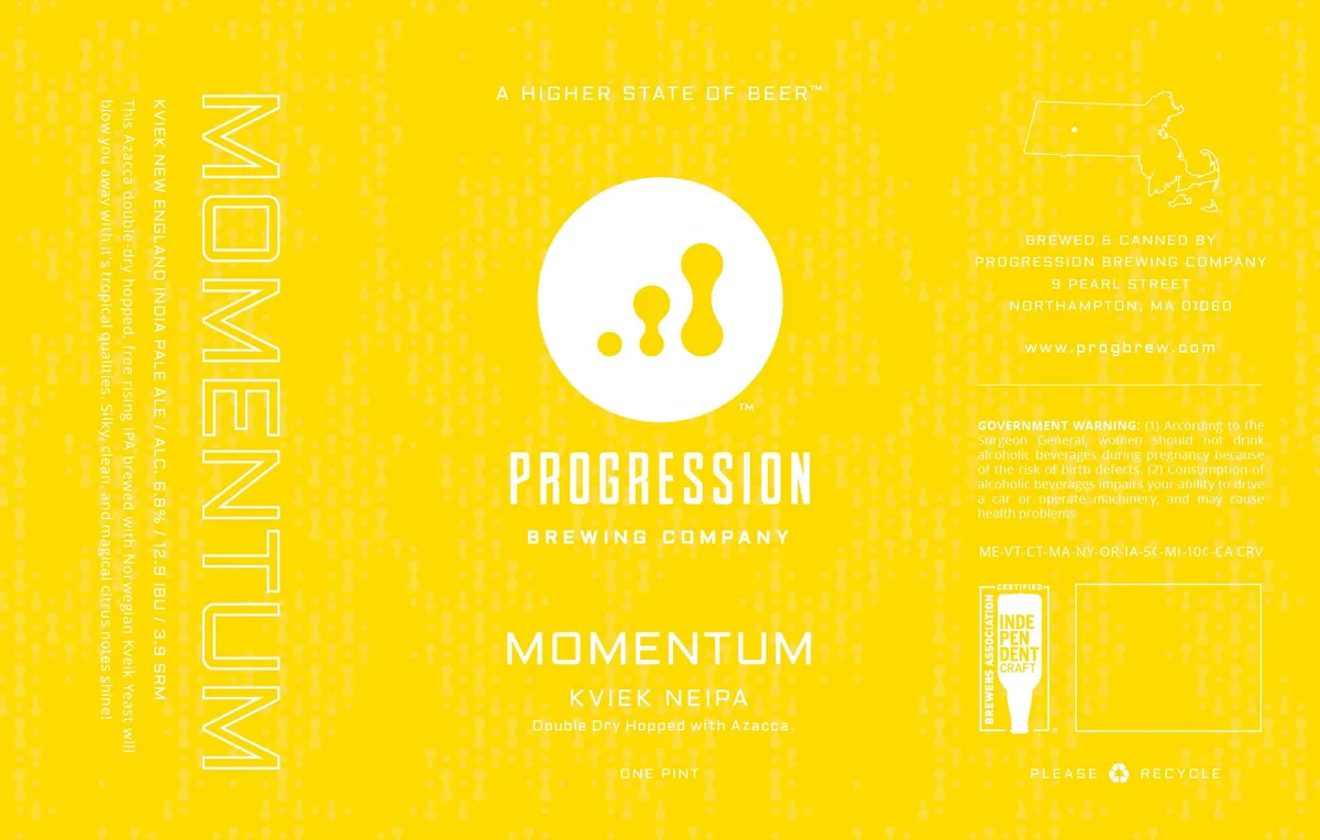 Momentum — full label as filed with TTB