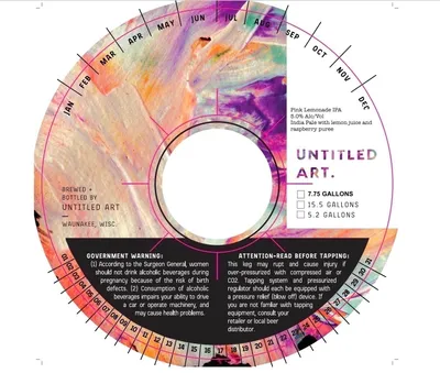 Pink Lemonade IPA label