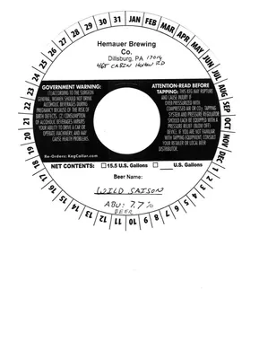 Wild Saison label