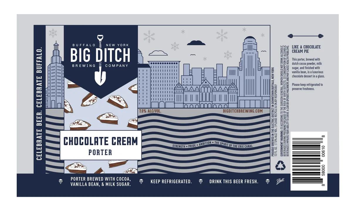 Chocolate Cream Porter — full label as filed with TTB