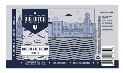 Chocolate Cream Porter label
