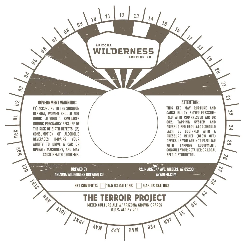 The Terroir Project — full label as filed with TTB