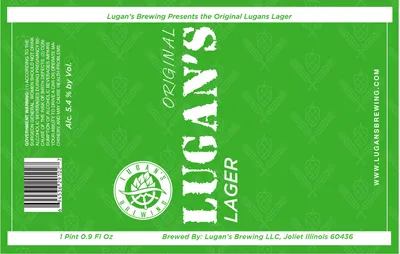 Lugan's Lager label