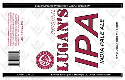Lugan's IPA label