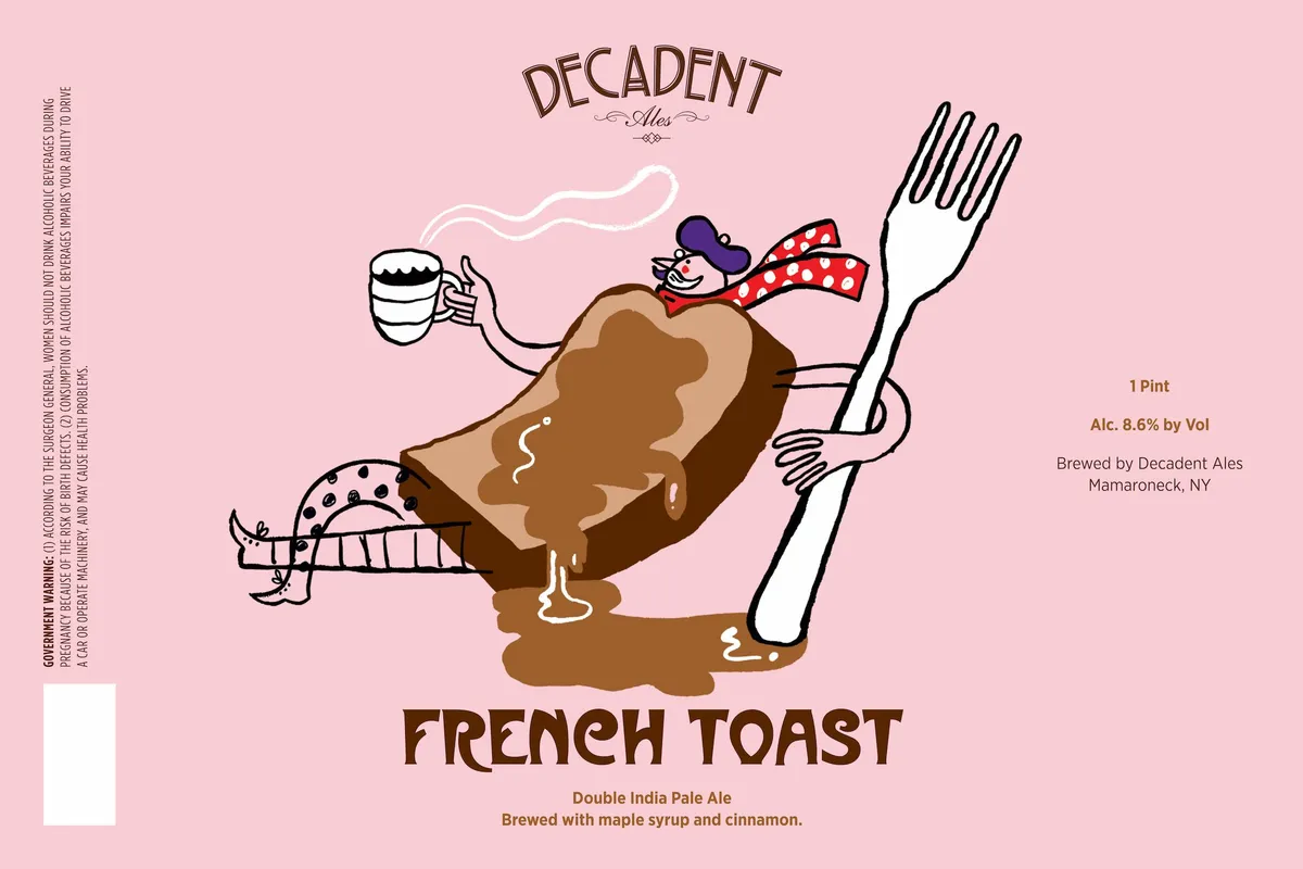 French Toast — full label as filed with TTB