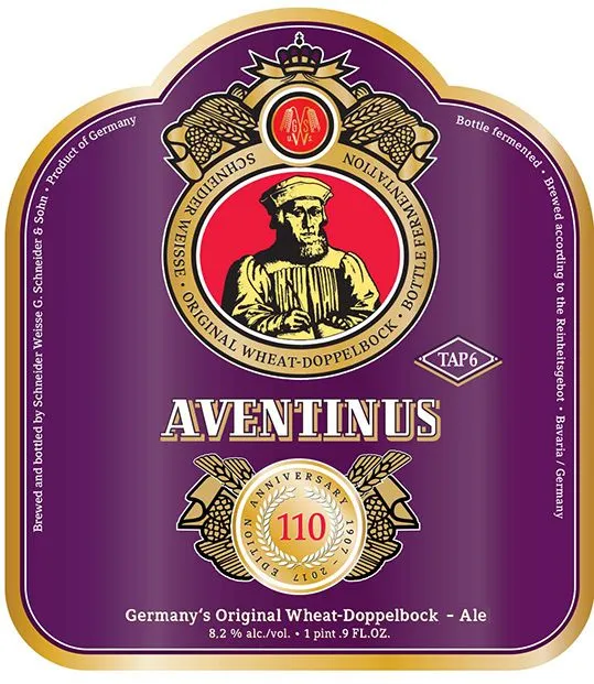 Aventinus — full label as filed with TTB