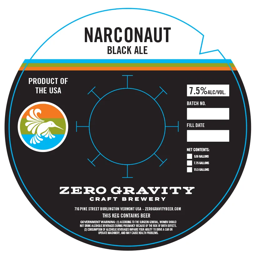 Narconaut — full label as filed with TTB
