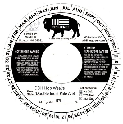 DDH Hop Weave label