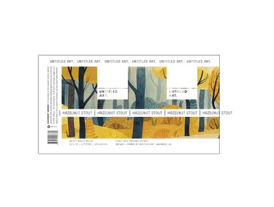 Hazelnut Stout label