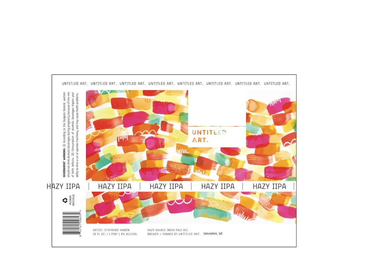 Hazy IIPA — full label as filed with TTB