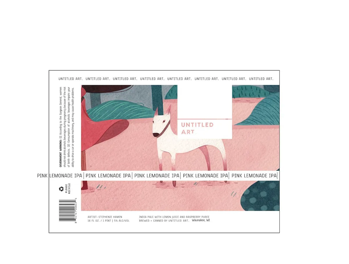 Pink Lemonade IPA — full label as filed with TTB