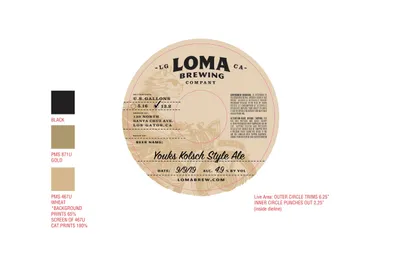 Youks Kolsch Style Ale label