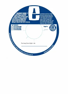 The Gang Turns Eight label