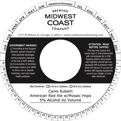 Canis Rubem label