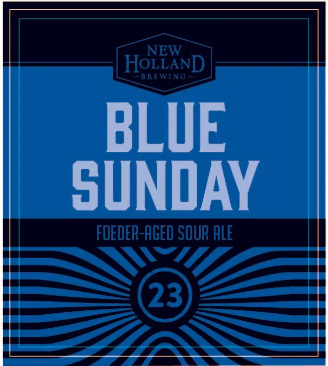 Blue Sunday — full label as filed with TTB