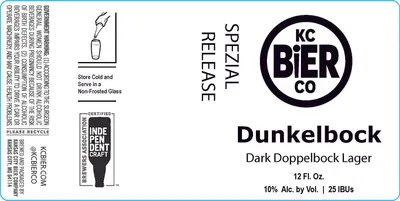 Dunkelbock label