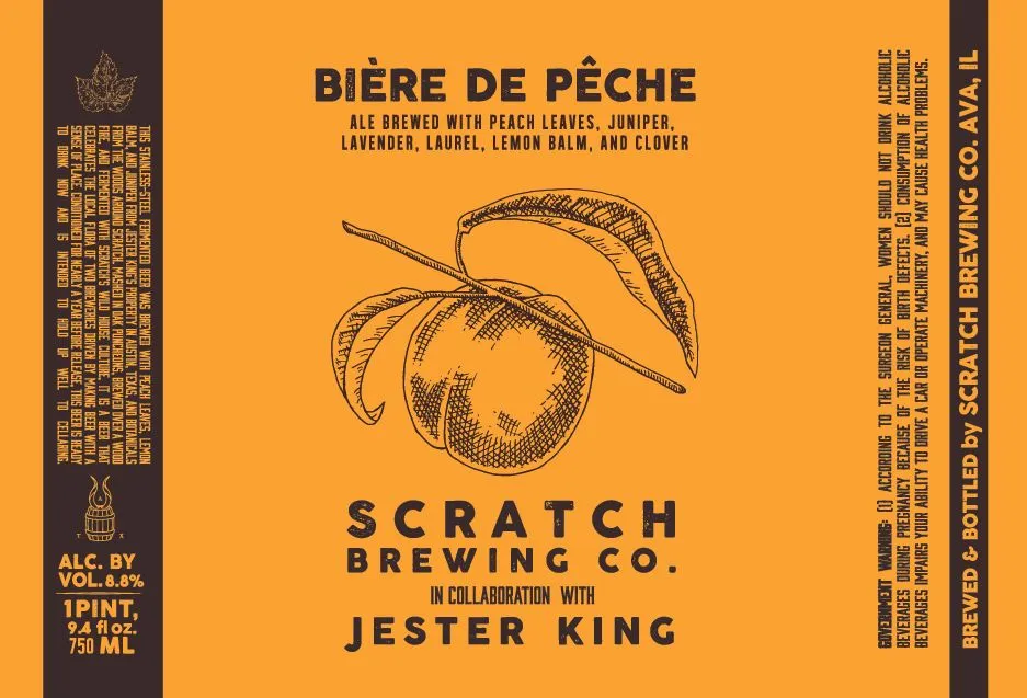 Bière de Pêche — full label as filed with TTB
