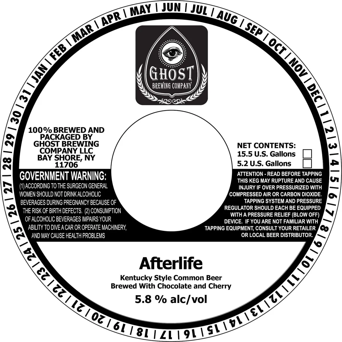 Afterlife Kentucky Common Brewed with Chocolate and Cherries — full label as filed with TTB