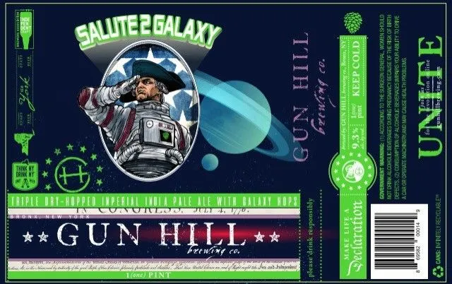 Salute 2 Galaxy — full label as filed with TTB