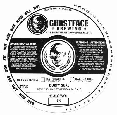 Durty Gurl label