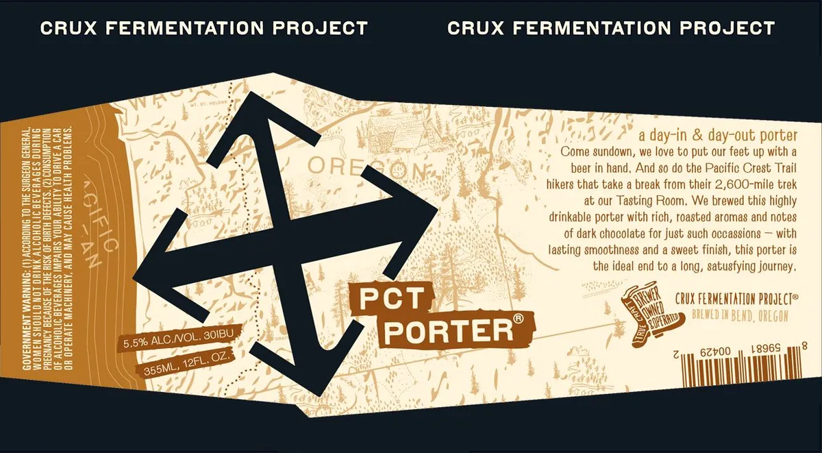 PCT Porter — full label as filed with TTB