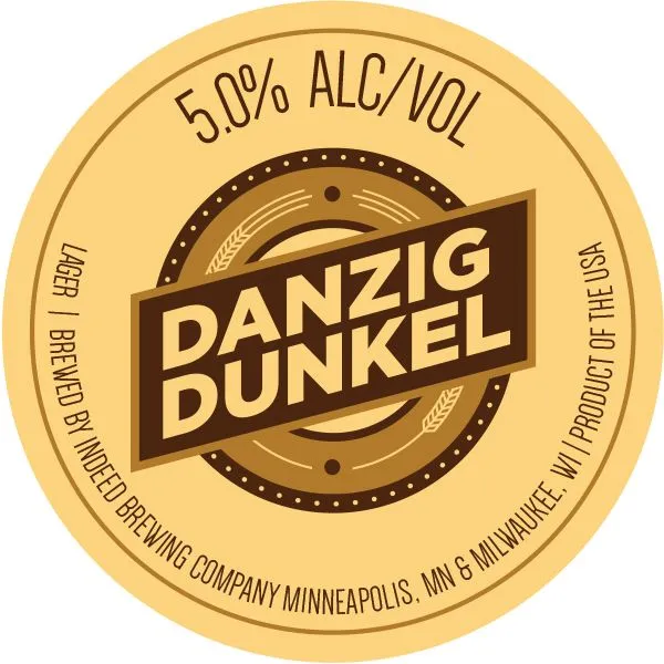 Danzig Dunkel — full label as filed with TTB