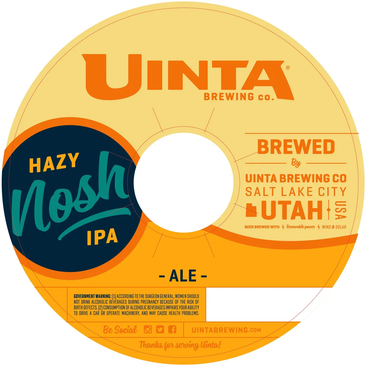 Hazy Nosh — full label as filed with TTB