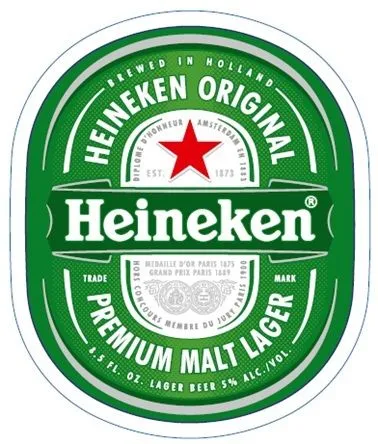 Heineken Original Premium Malt Lager — full label as filed with TTB
