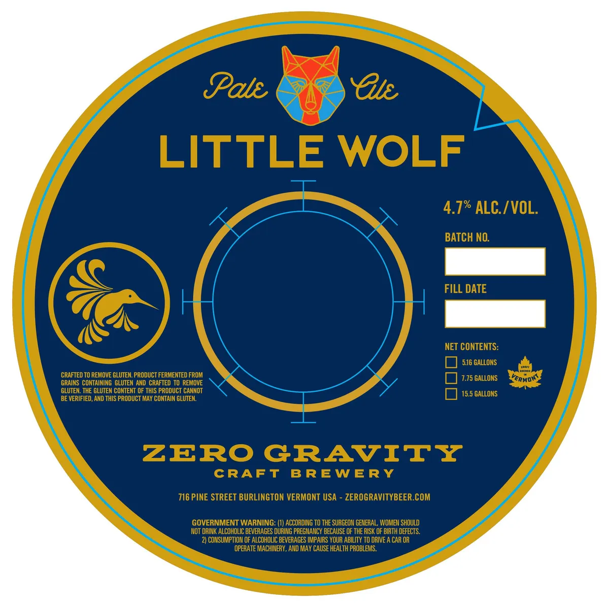 Little Wolf — full label as filed with TTB