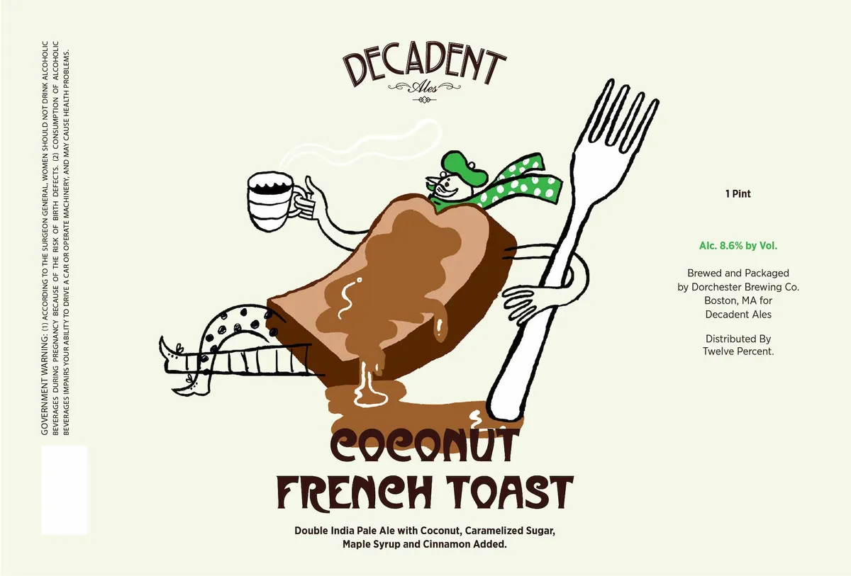 Coconut French Toast — full label as filed with TTB