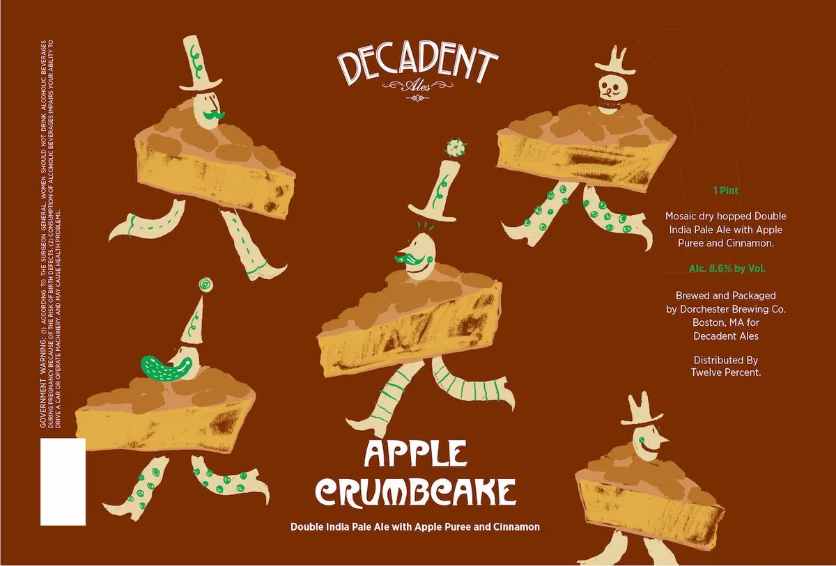 Apple Crumbcake — full label as filed with TTB