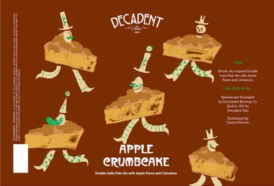 Apple Crumbcake label