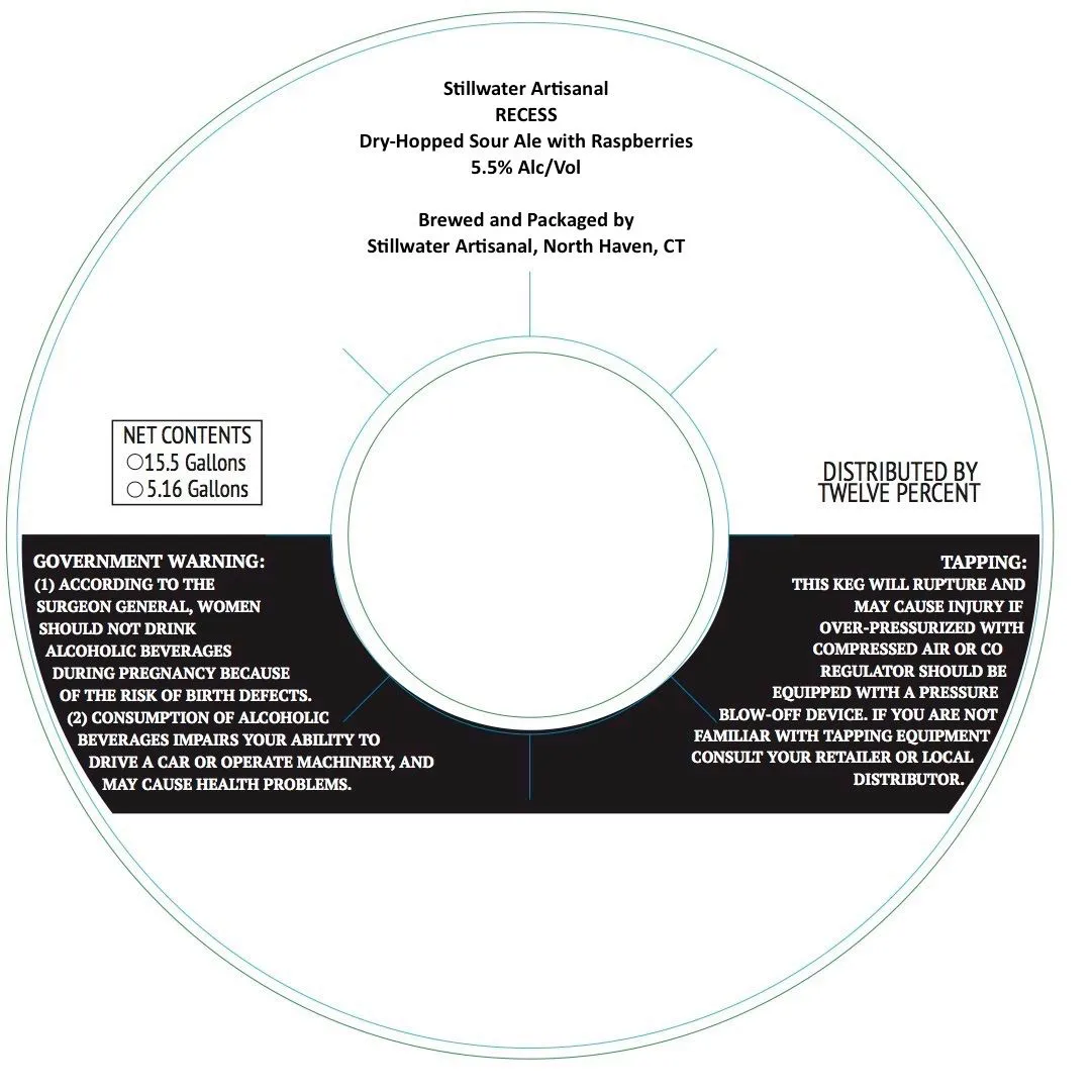 Recess — full label as filed with TTB