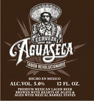 Cerveza Aguaseca — full label as filed with TTB