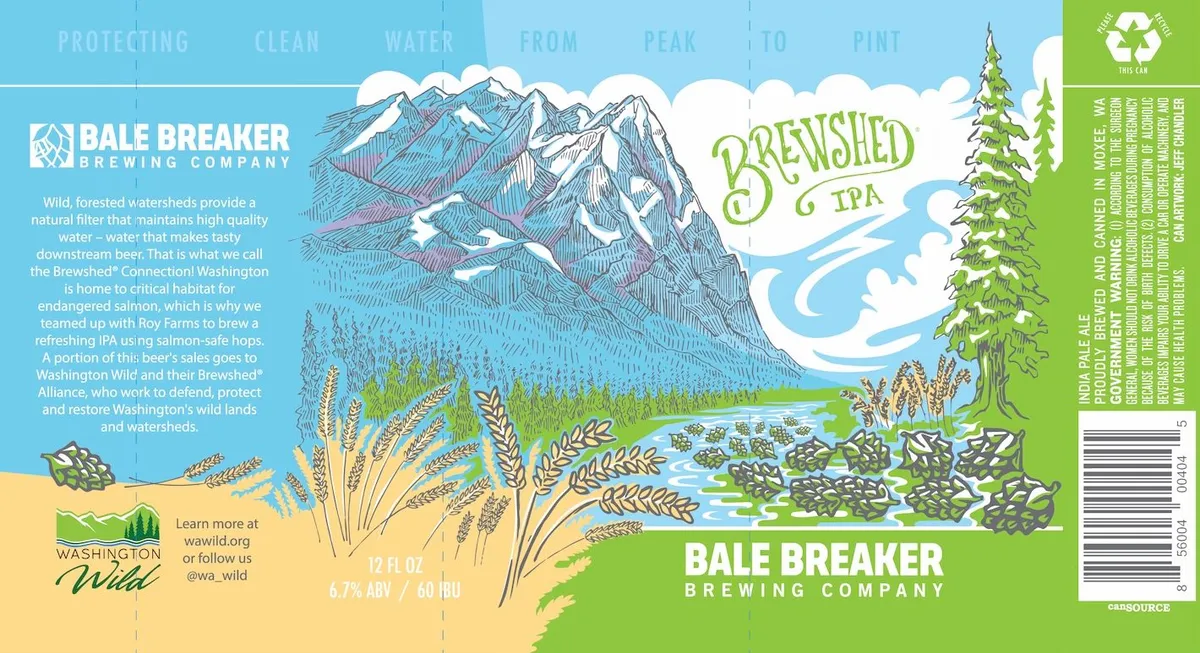 Brewshed IPA — full label as filed with TTB