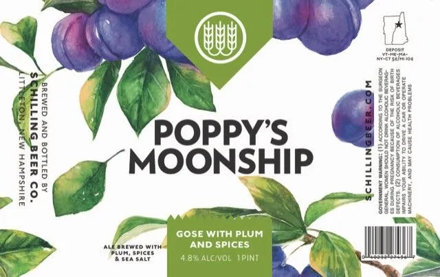 Poppy'S Moonship, Gose with Plum and Spices — full label as filed with TTB