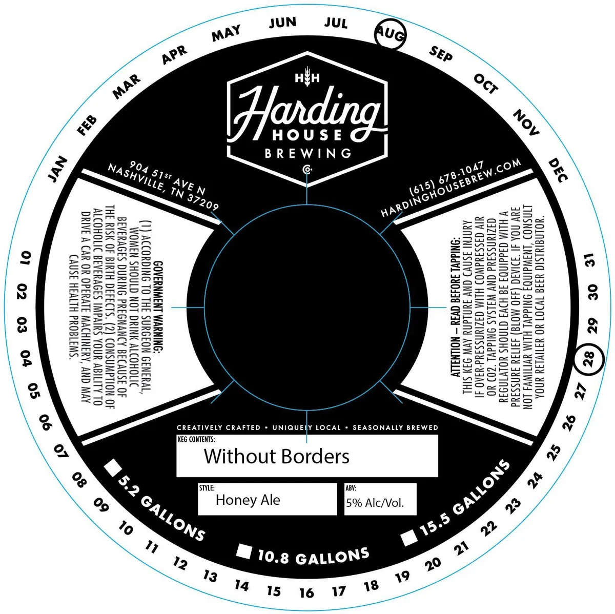 Without Borders — full label as filed with TTB