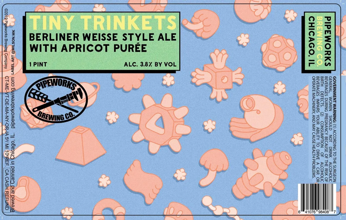 Tiny Trinkets — full label as filed with TTB