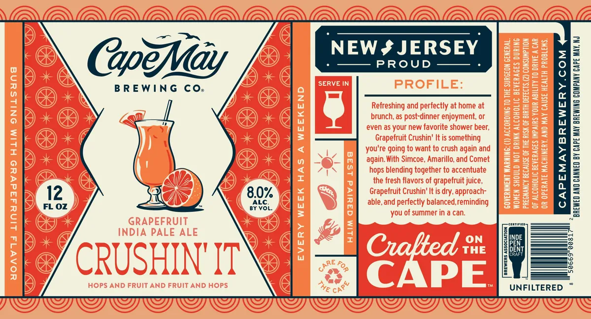 Crushin' It — full label as filed with TTB