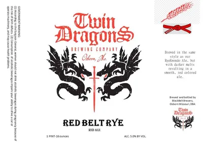 Red Belt Rye label
