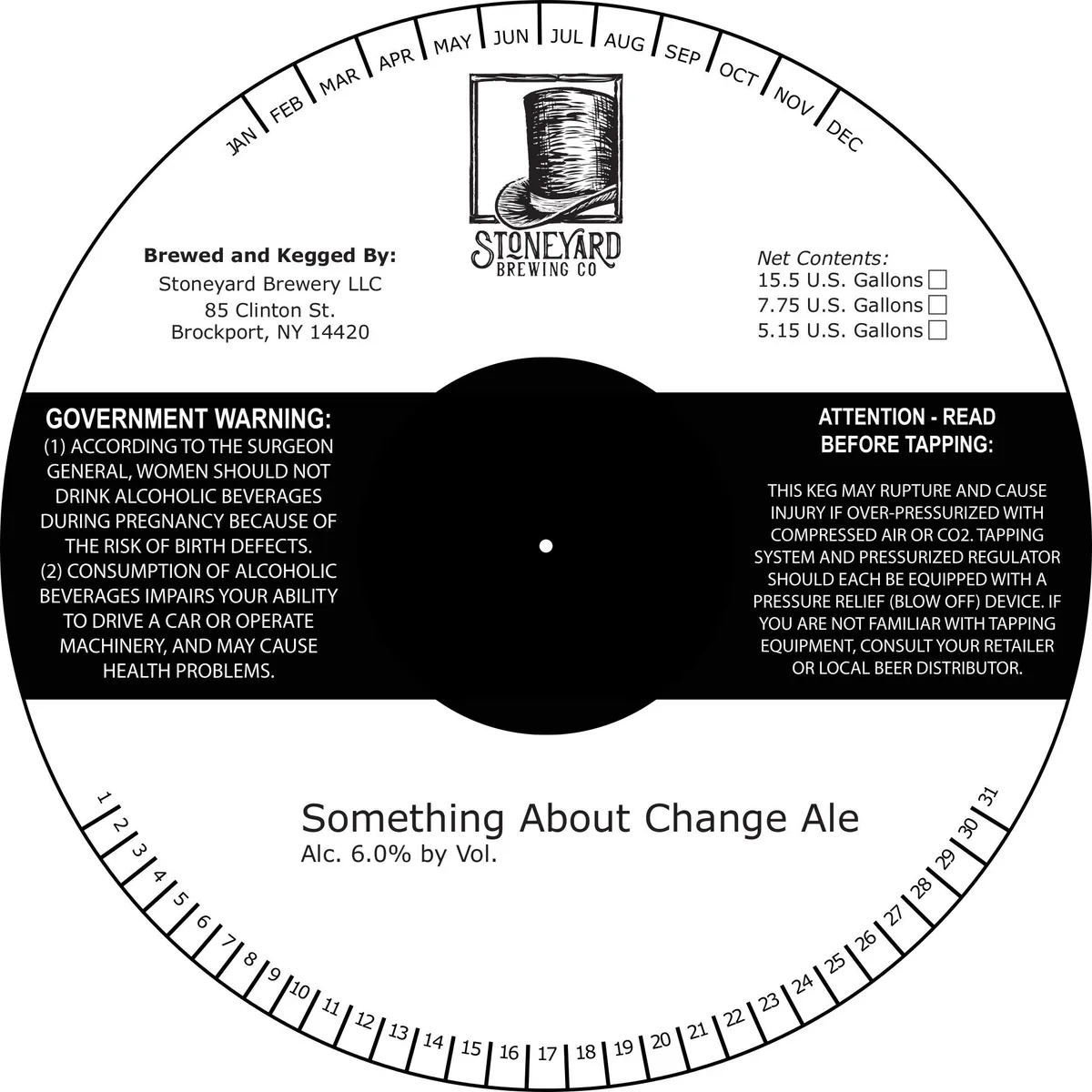 Something About Change Ale — full label as filed with TTB