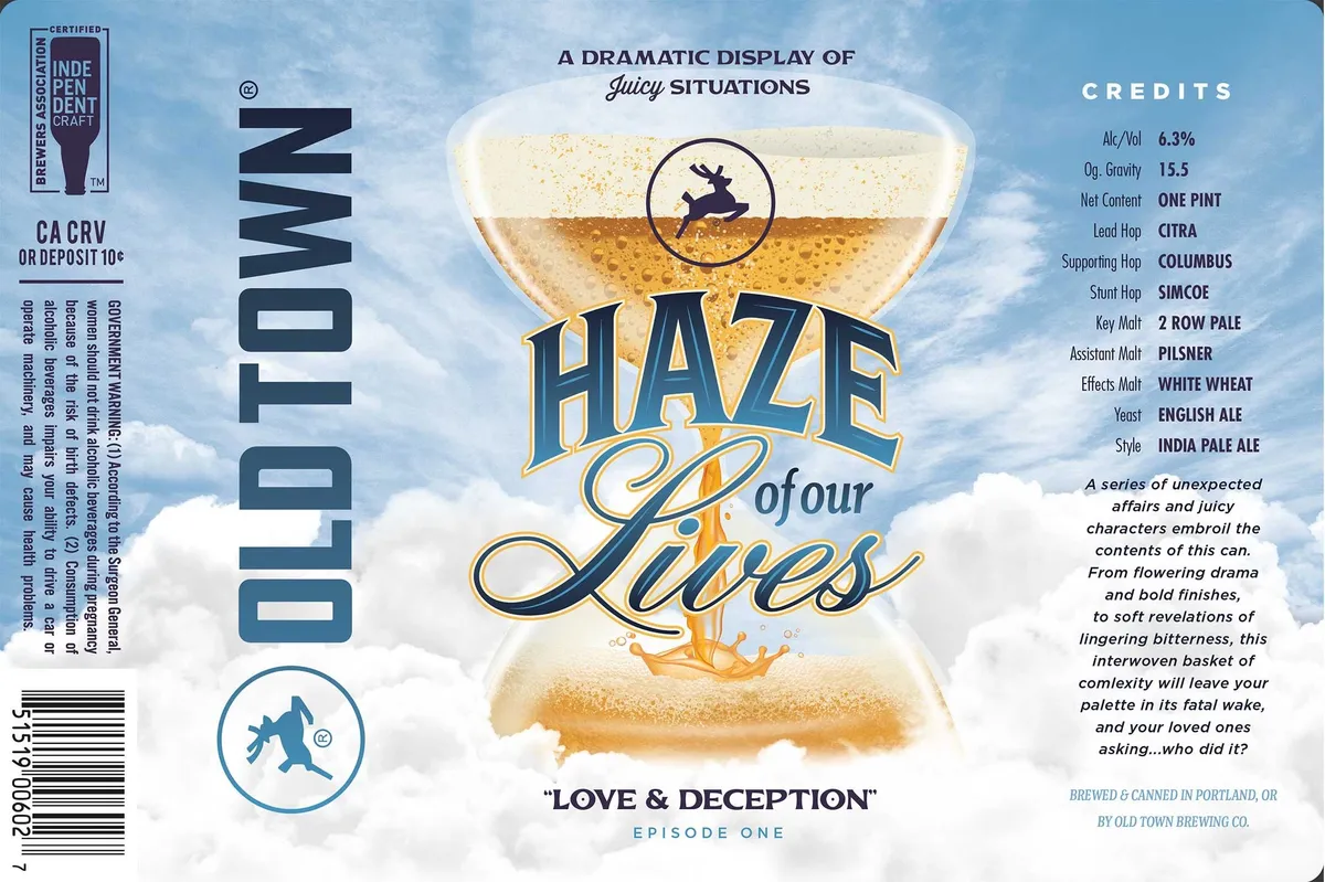 Haze of Our Lives — full label as filed with TTB