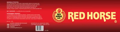 Red Horse Beer label