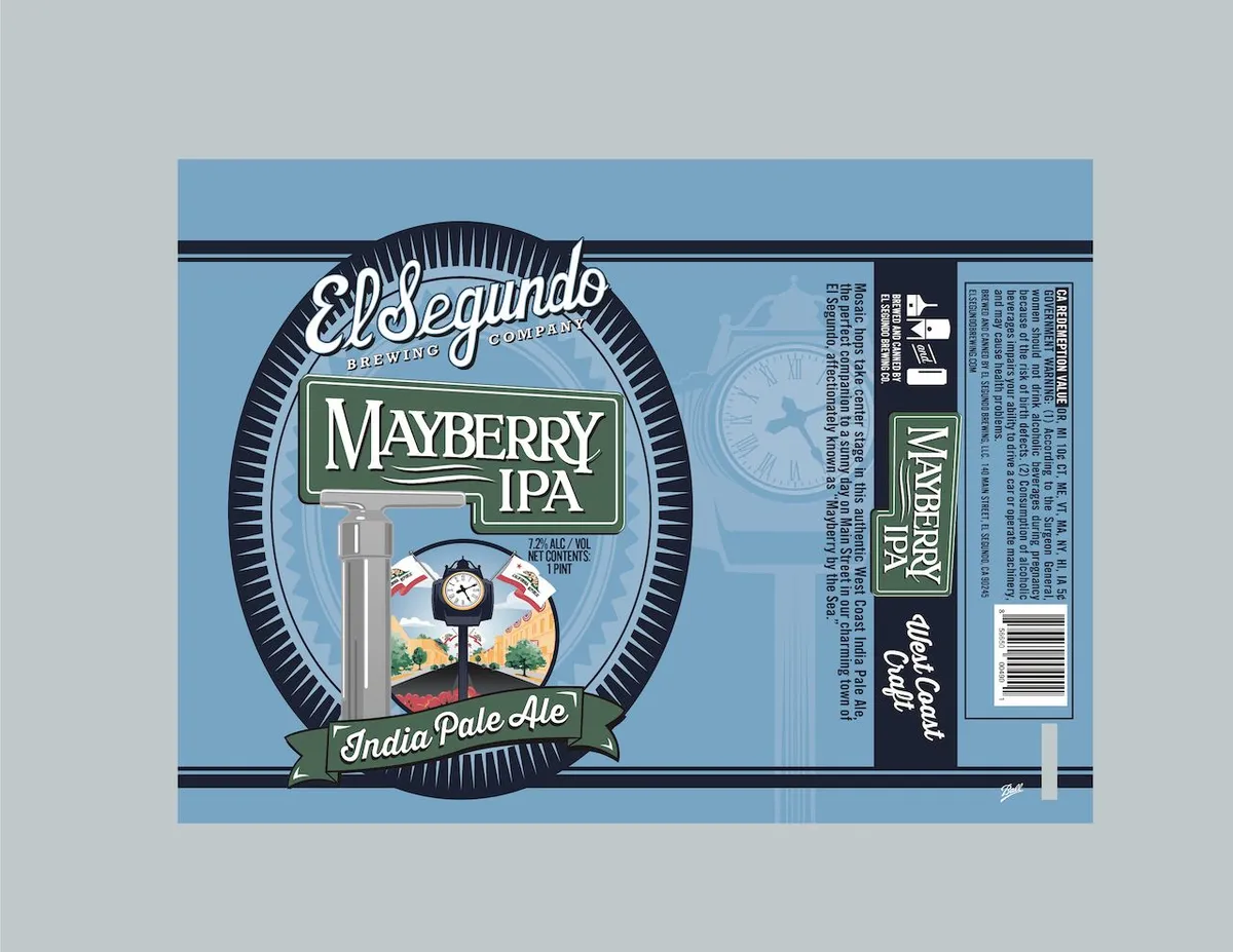 Mayberry IPA — full label as filed with TTB
