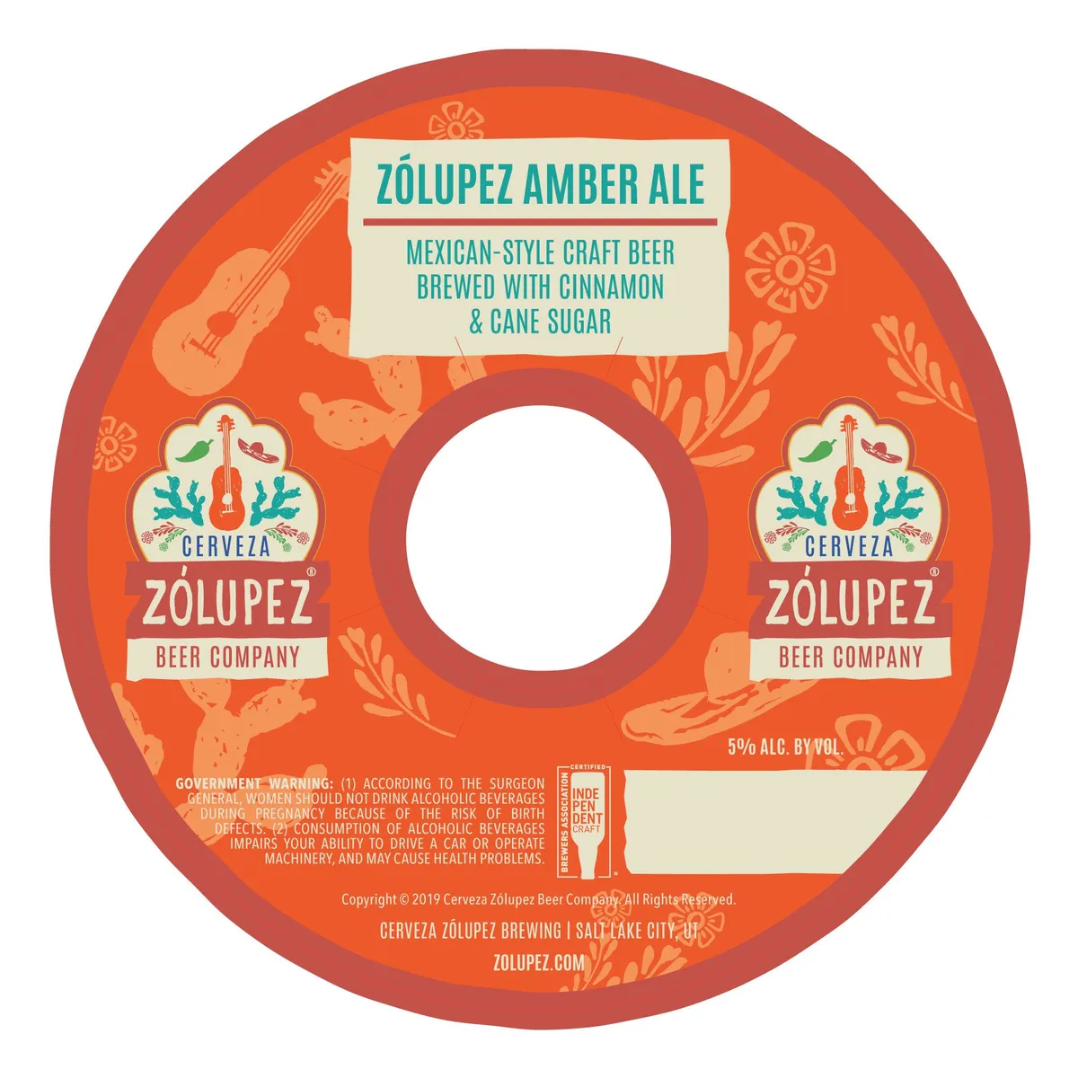 Zólupez Amber Ale — full label as filed with TTB